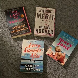 Set of Four Fiction Novels